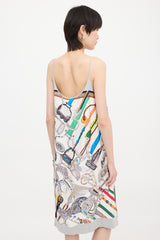 Hermès Silk Concours D'Etriers Tank Dress