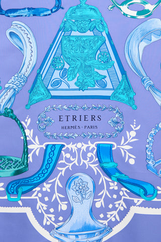 Hermès Silk Étriers 90 Scarf