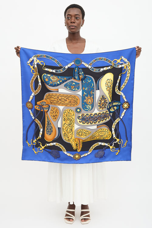 Hermès Silk  Festival des Amazones 90 Scarf