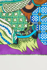 Hermès Silk Fleurs D'Indiennes 90 Scarf