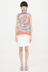 Hermès Silk Le Jardin De La Maharani Top