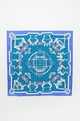 Hermès Silk Mors Et Gourmettes 90 Scarf