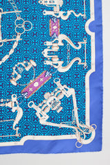 Hermès Silk Mors Et Gourmettes 90 Scarf