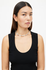 Hermès Silver Large Chaine D'Ancre Necklace