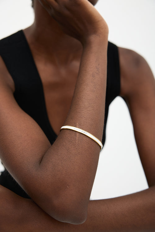Hermès Enamel Uni Bangle