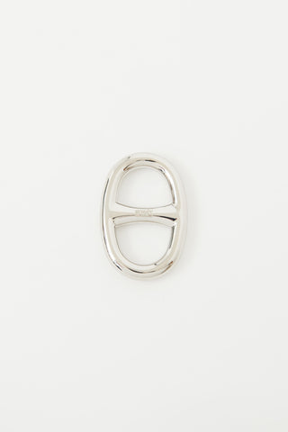 Hermès Silver Chaine D'Ancre Scarf 90 Ring