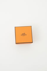 Hermès Silver Tate De Cheval Scarf Ring