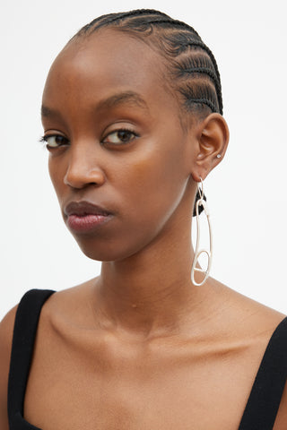 Hermès Sterling Silver Chaine D'Ancre Punk Left Single Earring