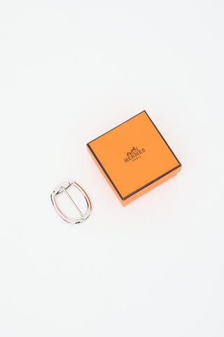 Hermès Sterling Silver Scarf Buckle Ring