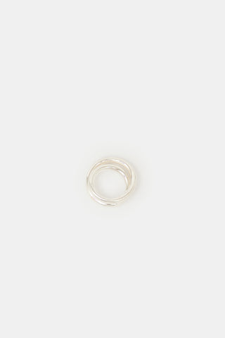 Hermès Sterling Silver Vertige Ring