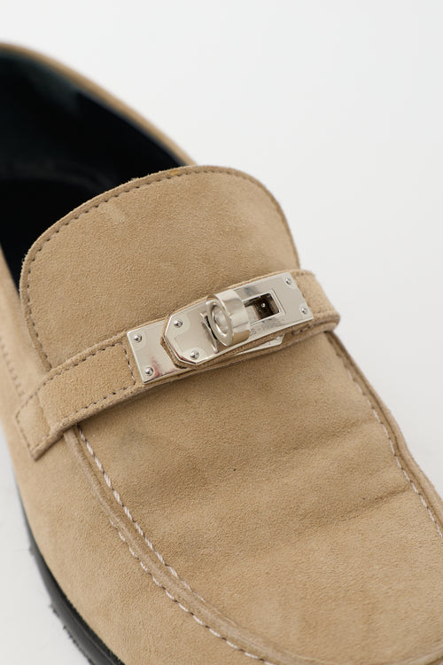 Hermès Suede Destin Loafer