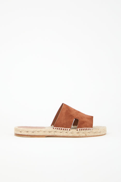 Hermès Suede Antigua Espadrille