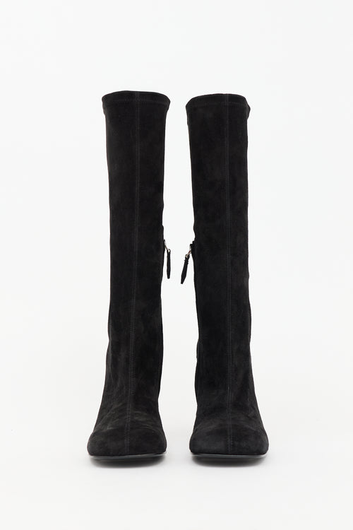 Hermès Suede Halo Boot