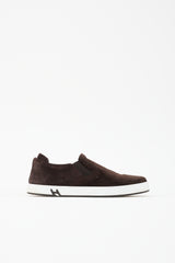 Hermès Suede Lucky Slip On Sneaker