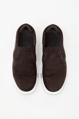 Hermès Suede Lucky Slip On Sneaker