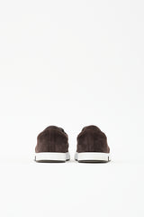 Hermès Suede Lucky Slip On Sneaker