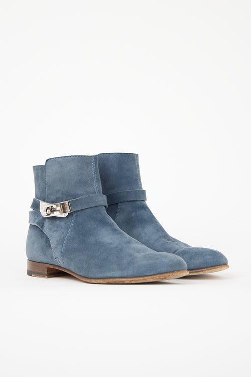 Hermès Suede Neo Ankle Boot