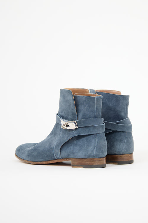 Hermès Suede Neo Ankle Boot