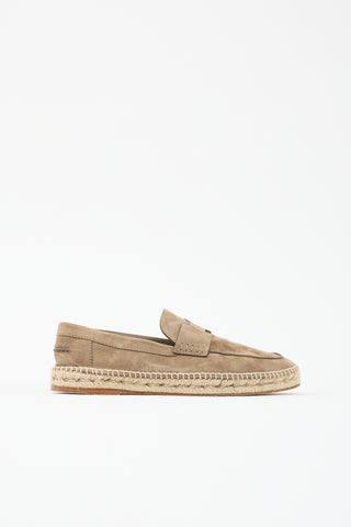 Hermès Suede Trip Espadrille Loafer