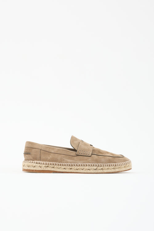 Hermès Suede Trip Espadrille Loafer