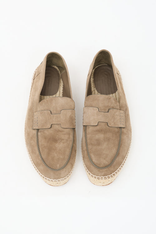 Hermès Suede Trip Espadrille Loafer