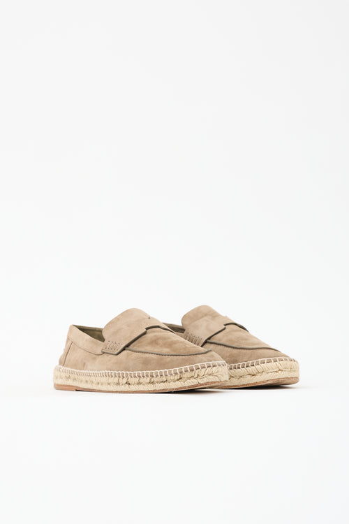 Hermès Suede Trip Espadrille Loafer