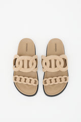 Hermès Suede Extra Sandal