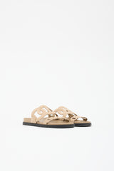 Hermès Suede Extra Sandal