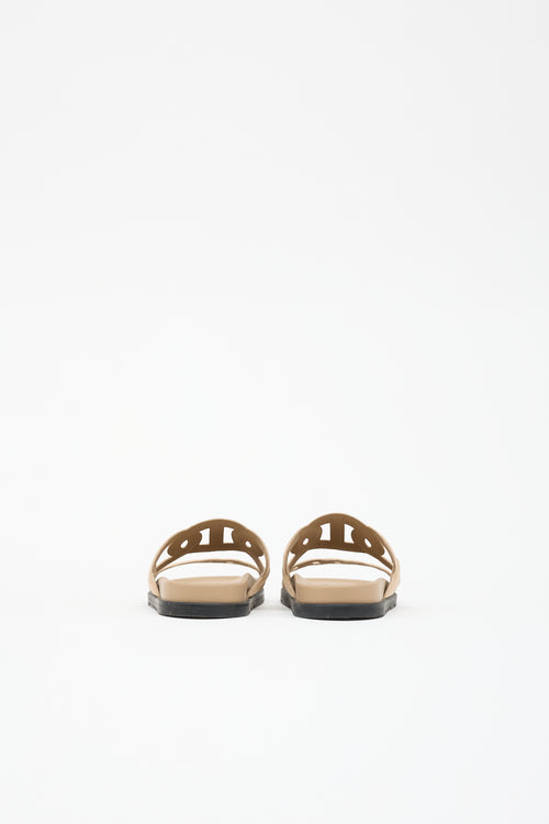 Hermès Suede Extra Sandal