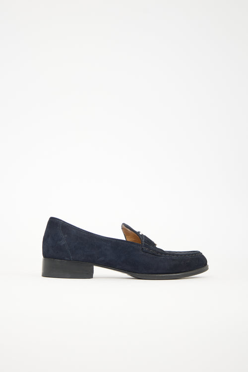 Hermès Suede Hache Loafer