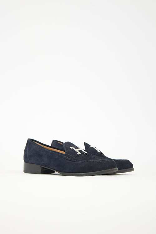 Hermès Suede Hache Loafer