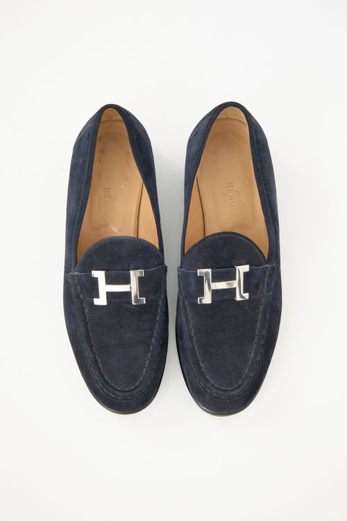 Hermès Suede Hache Loafer