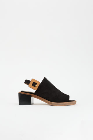 Hermès Suede Slingback Heel