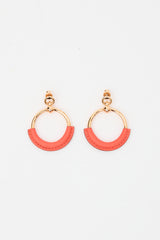 Hermès Swift Leather Loop Earrings