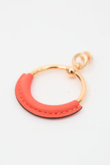 Hermès Swift Leather Loop Earrings