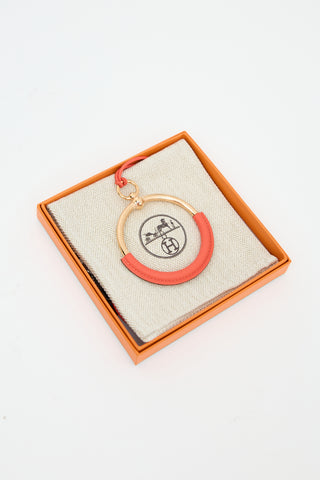 Hermès Swift Leather Loop Pendant Necklace