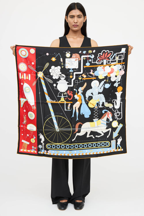 Hermès Silk Tea for Two Scarf