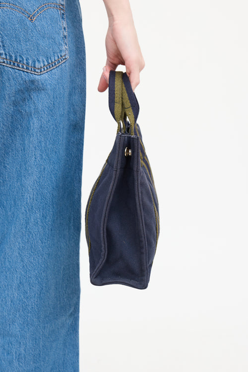 Hermès Toile Herline Fourre Tout Bag