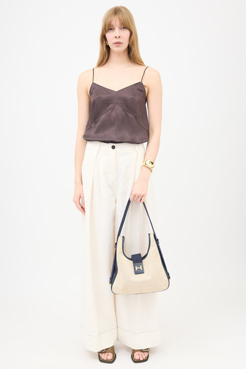 Hermès Vintage Canvas Tsako Bag