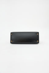 Hermès Vintage Noir Box Kelly Sellier 28 Bag