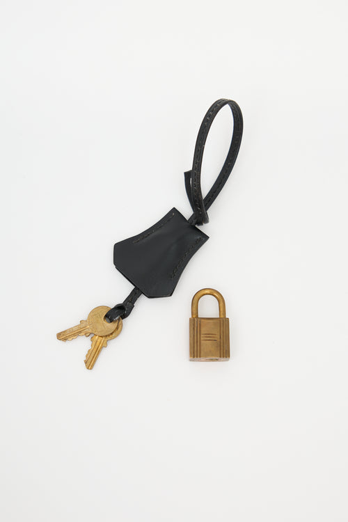 Hermès Vintage Noir Box Kelly Sellier 28 Bag