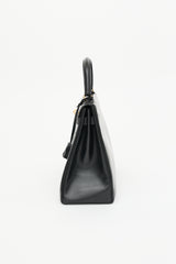 Hermès Vintage Noir H Box Kelly Sellier 32 Bag