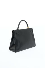 Hermès Vintage Noir H Box Kelly Sellier 32 Bag