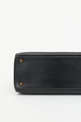 Hermès Vintage Noir H Box Kelly Sellier 32 Bag