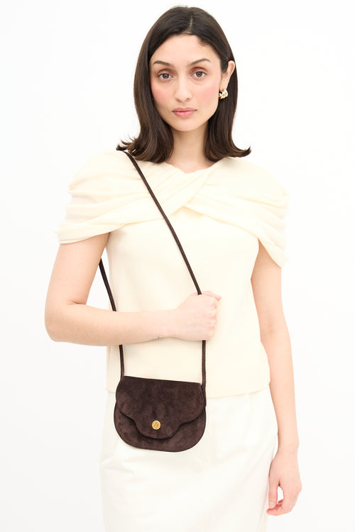 Hermès Vintage Suede Pola Bag