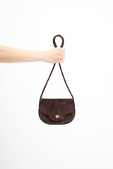Hermès Vintage Suede Pola Bag