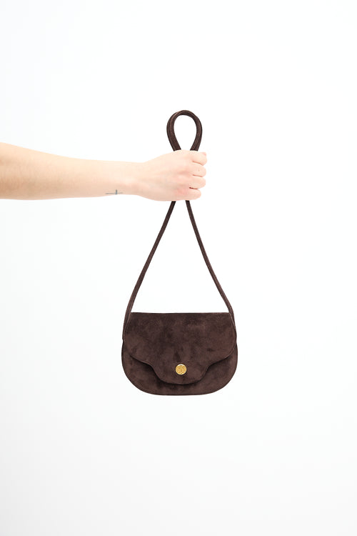 Hermès Vintage Suede Pola Bag