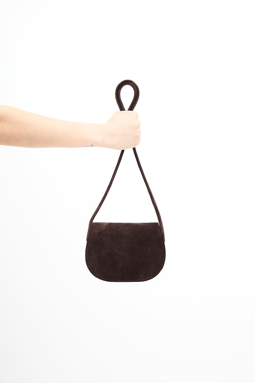 Hermès Vintage Suede Pola Bag