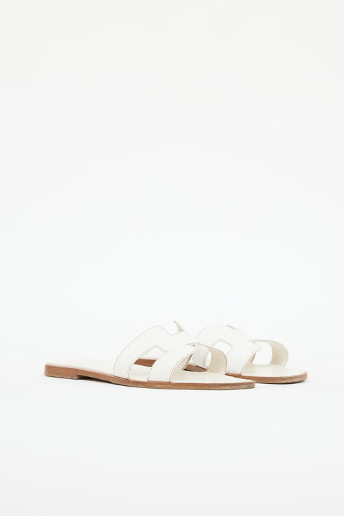 Hermès Havane Leather Oran  Sandal