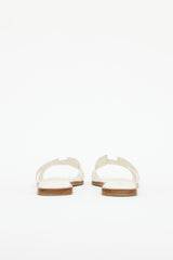Hermès Havane Leather Oran  Sandal